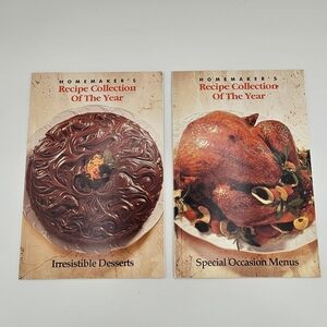 Homemaker's Recipe Collection Book Set Of 2
